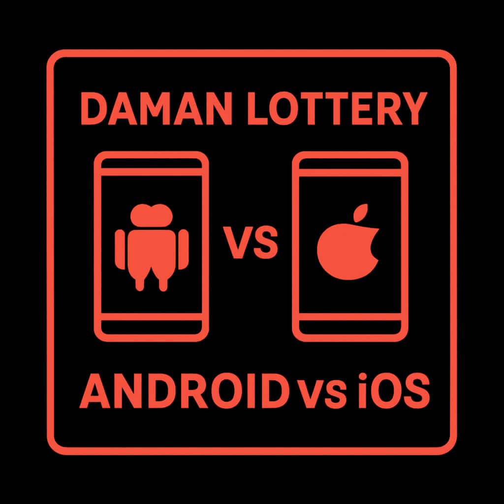An icon representing Daman Lottery: Android vs iOS for informational purposes.