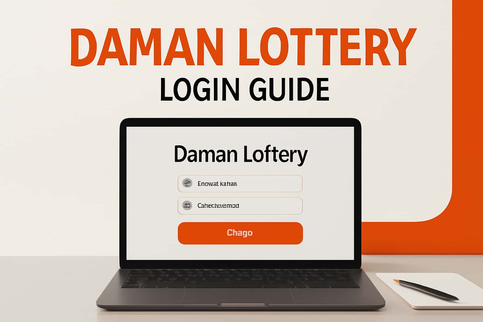 Informative illustration of the Daman Lottery Login Guide highlighting access steps.