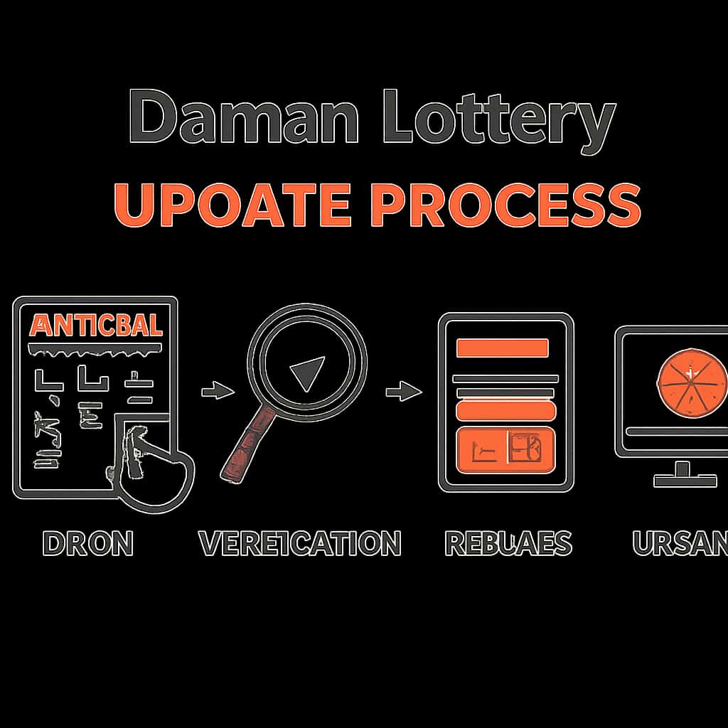 Diagram illustrating the Daman Lottery Update Process.